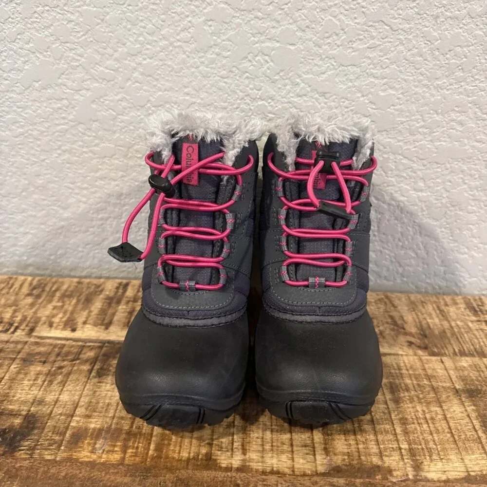 Columbia Little Kids’ Rope Tow™ Waterproof Faux-Fur Trim Boot Size 11 Toddler